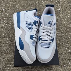 Brand New. Jordan 4 Military Blue. Size: 11c, 12c, 13c, 1y, 2y, 2.5y And 3y (Pick Up Only)