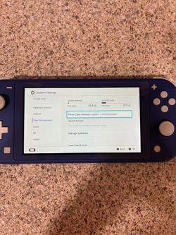 Nintendo Switch lite with case