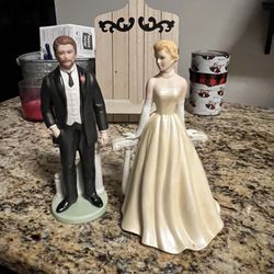 Bride And Groom Figures Porcelain
