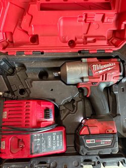 1/2 Inch Milwaukee Battery powered impact
