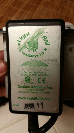 Light rail motor for lighting plants
