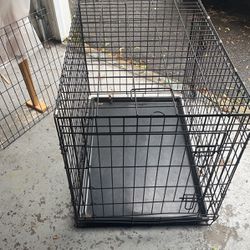 Medium Dog Crate With Bed Pad And Separater