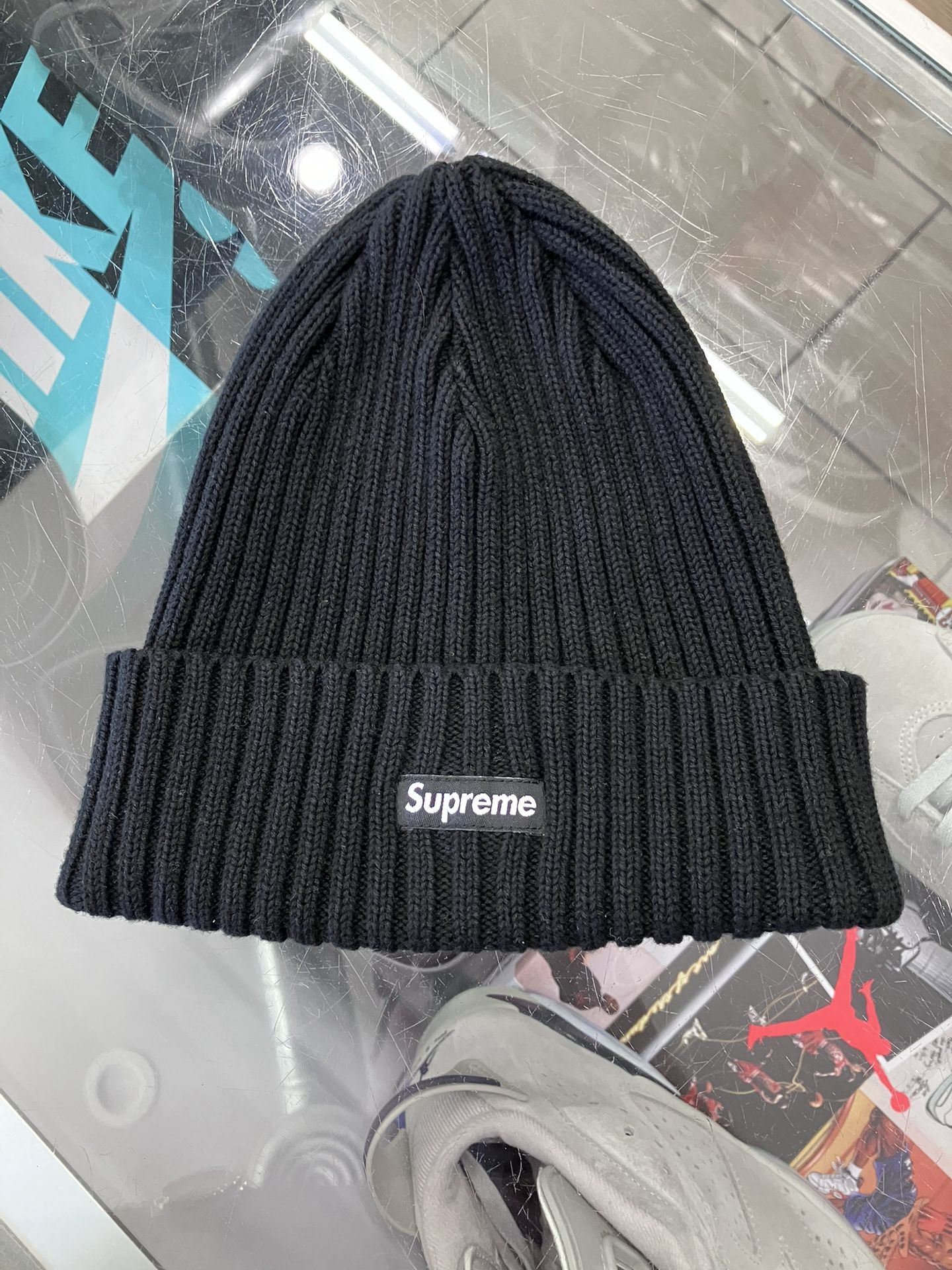 Supreme Overdyed Beanie Black