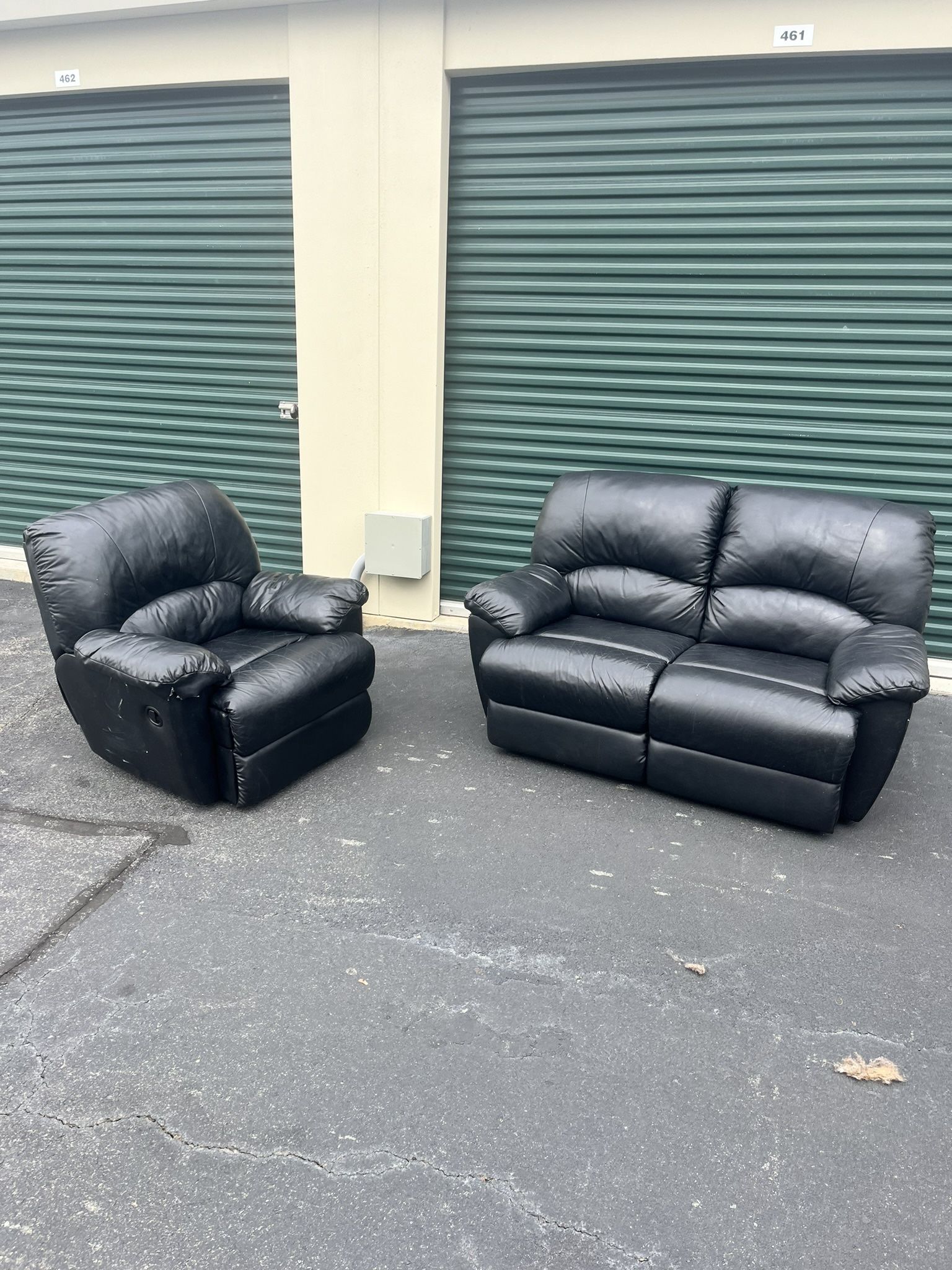 Black Sofa Set