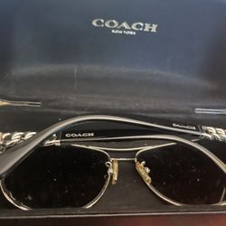 real coach glasses and a case coach 