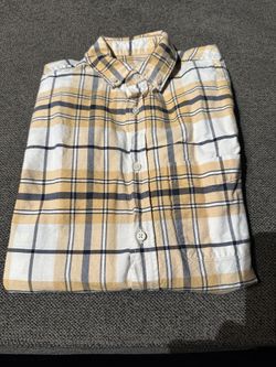 Zara Mens Size S Long sleeve  Button Up Plaid Shirt