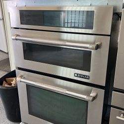 Jenn Air 30”Wide Microwave Oven Combo In Stainless Steel 