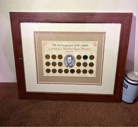 LINCOLN WHEAT-EAR PENNY 1(contact info removed) framed