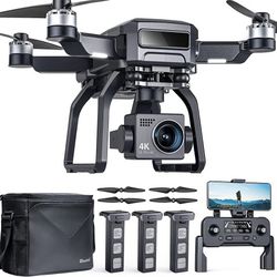 Bwine F7 GPS Drones with Camera for Adults 4K Night Vision, 3-Aix Gimbal, 2Mile Long Range, 75Mins