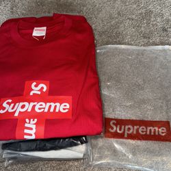 2020 Supreme Cross Box Logo Tee 'Red'