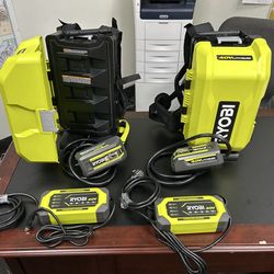 Ryobi backpack adapters and chargers