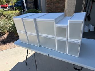 Like-It Modular Storage Drawers (White) – Short Narrow/Tall Narrow/Tall Medium