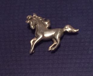 Sterling Silver Horse Necklace Pendant