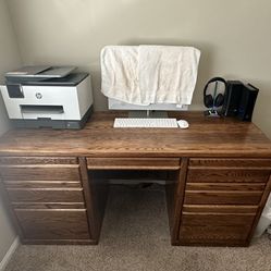 Oak Wood Desk