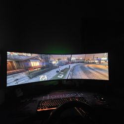 Samsung odyssey g9 Qled 49 inch ultra wide 240htz like new 5120x1440p