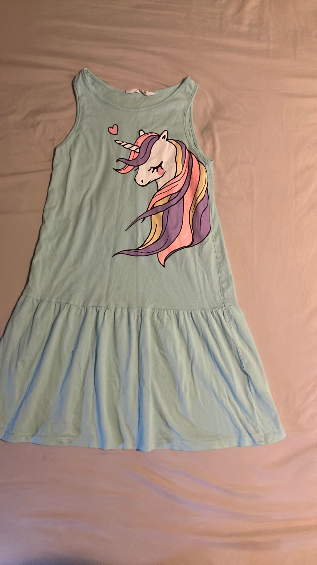 Unicorn Teal Dress