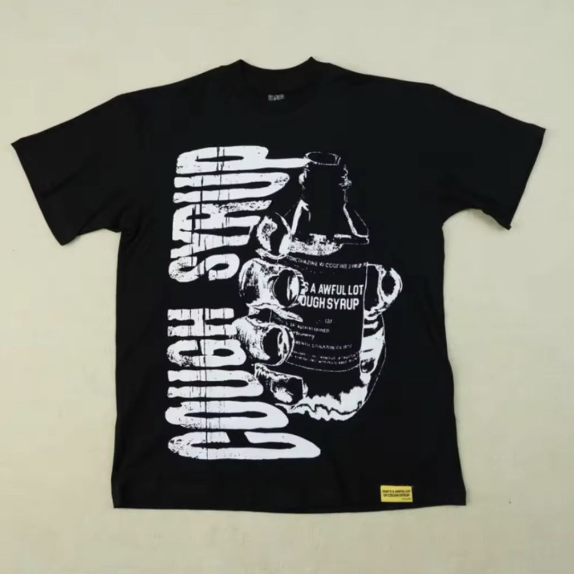 ALOCS T-shirt Hand W/ Bottle Design/ Size Medium & Large