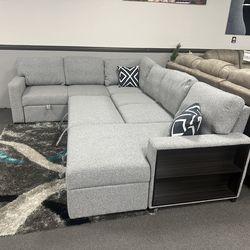 Gray Sofa Sectional Sleeper