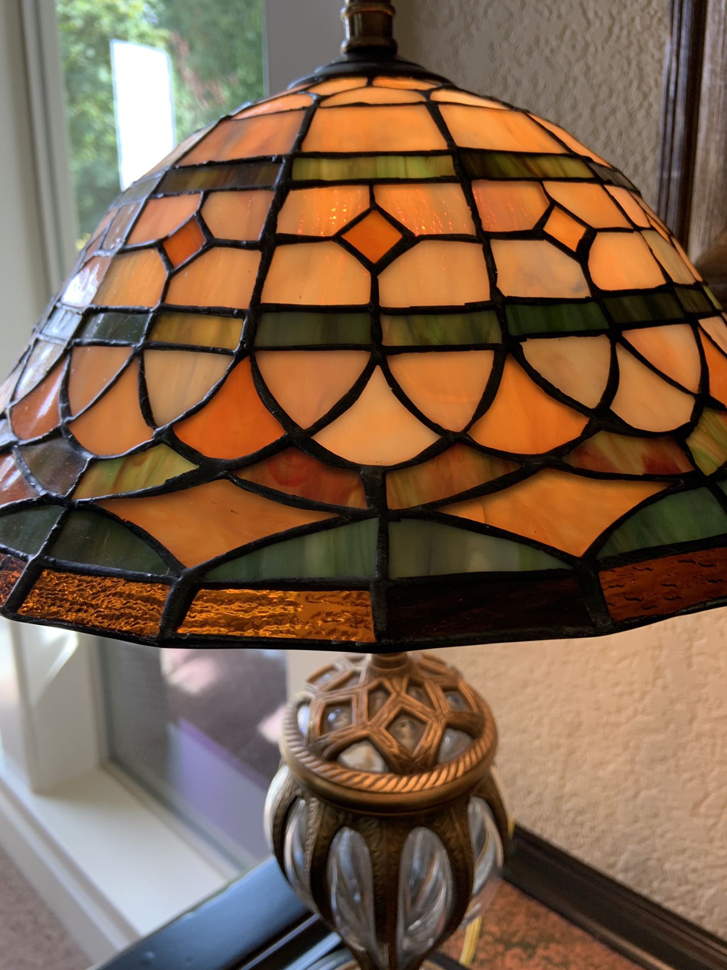Vintage Stain glass lamp