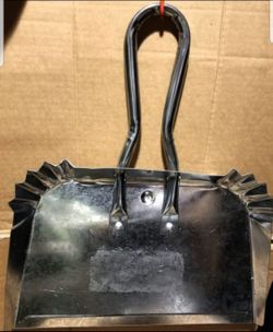 Jumbo Dustpan galvanized heavy duty steel rust-off new