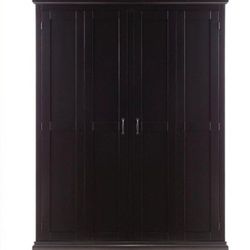 Home Decorators Collection Sawyer Solid Black Hall Tree Storage Locker