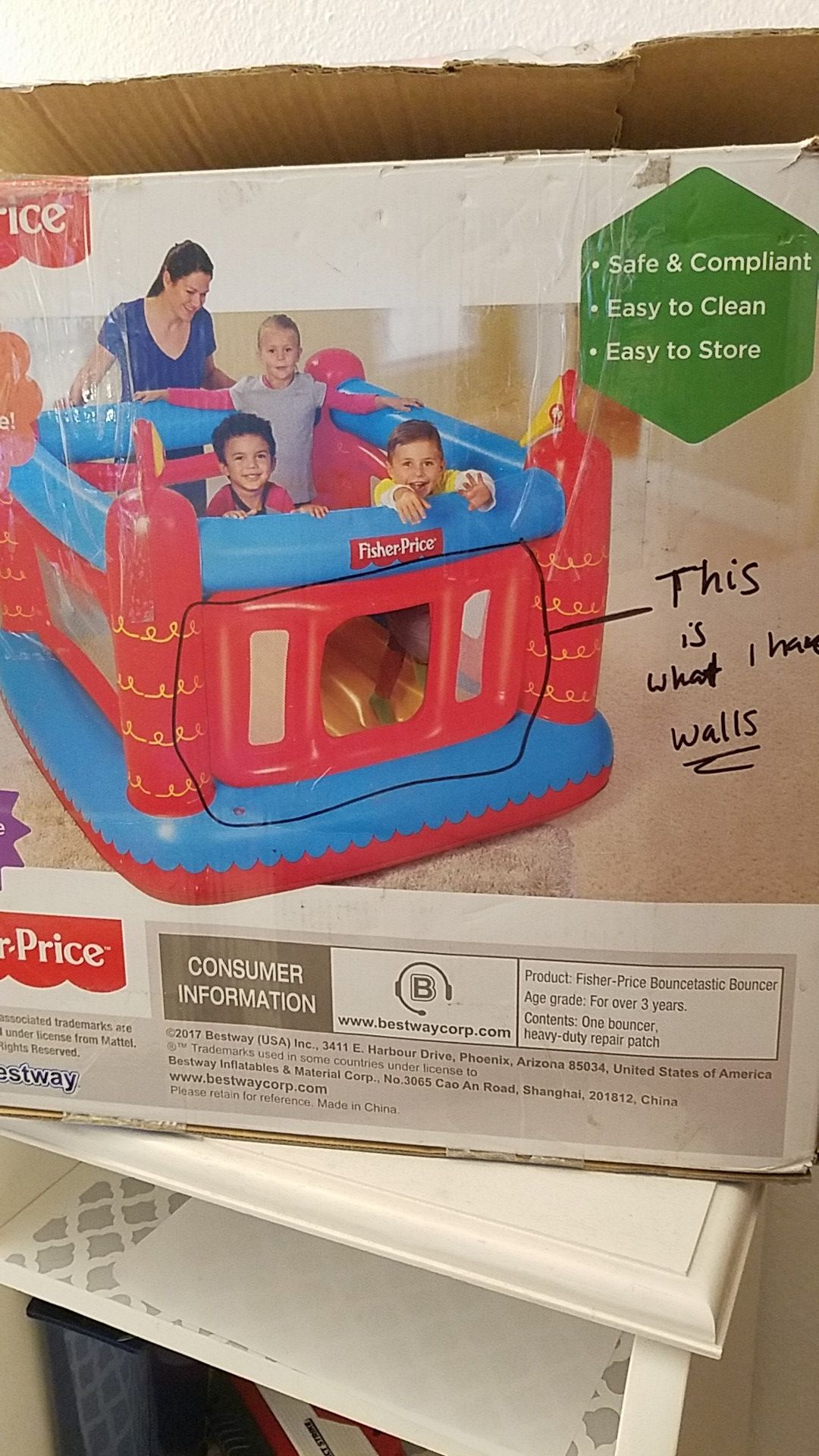 Fisher-price Bouncer( Walls only)