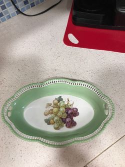 Antique serving dish