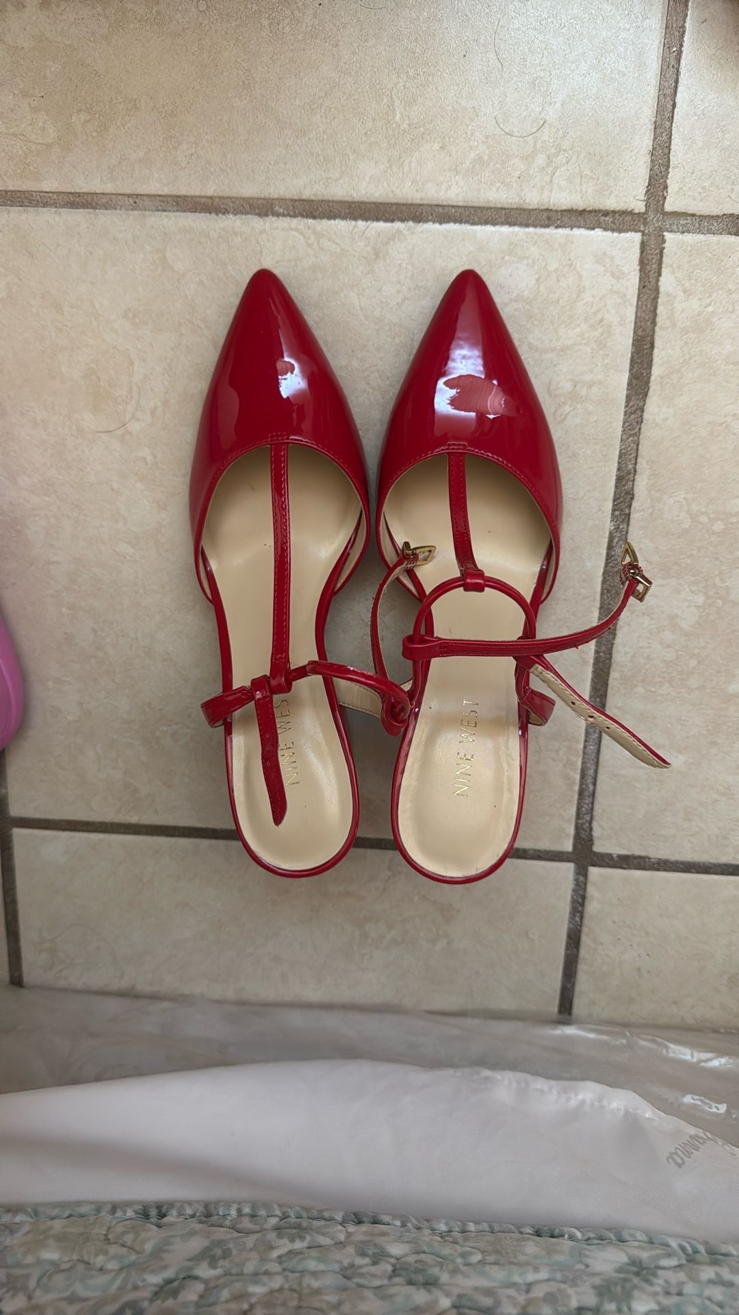 Nine West Red Heels 7.5