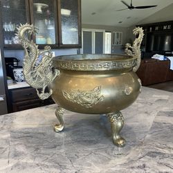 Brass Temple Incense Burner 