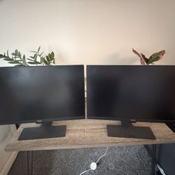 BenQ 2480-B 24” Monitors (2 Available) – Great Dual Setup