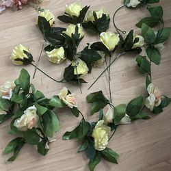 Yellow Roses Bundle 1 Garland Wedding Birthday Quinceañera Decorations