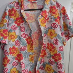 San Diego Padres Hawaiian Shirt (Size XL)