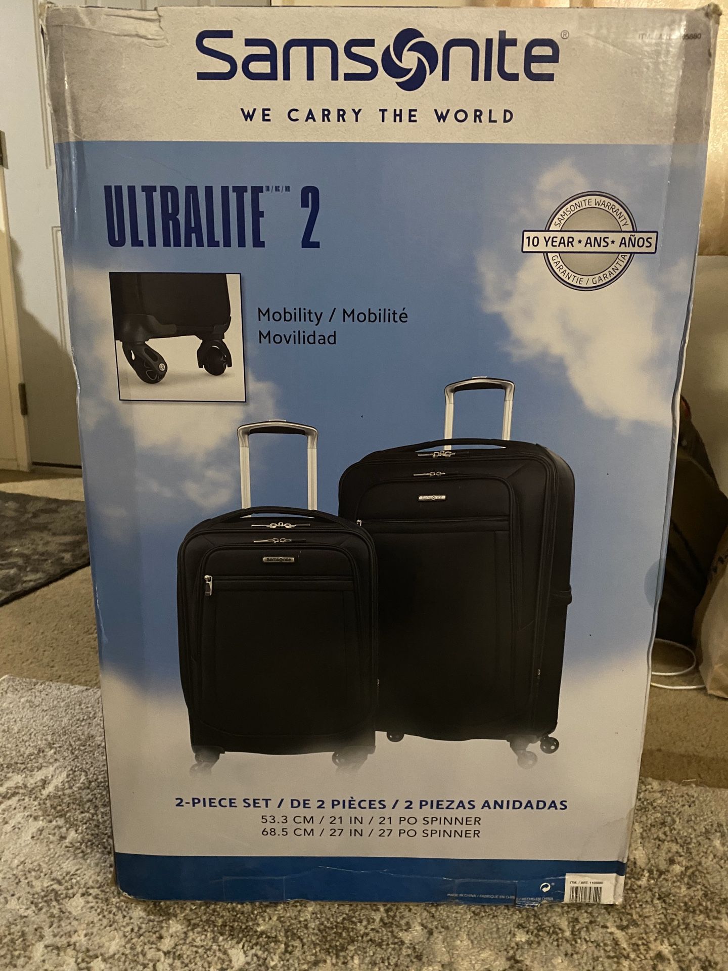 Samsonite ultralite 2 luggage set