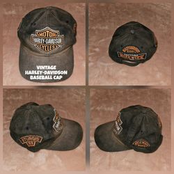 VINTAGE HARLEY-DAVIDSON BASEBALL CAP