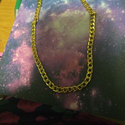 20 Inch Cuban Link 4mm Gold  Filled Chain