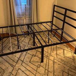 Full Size Bed Frame w/ Mattress 