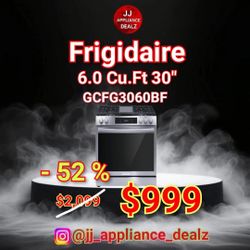 🔥New Frigidaire - Gallery 6.0 Cu. Ft. Slide-In Gas Total Convection Range GCFG3060BF