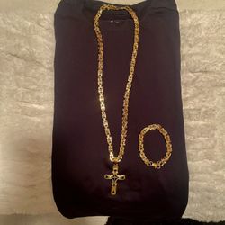 Men’s Chain And Bracelet