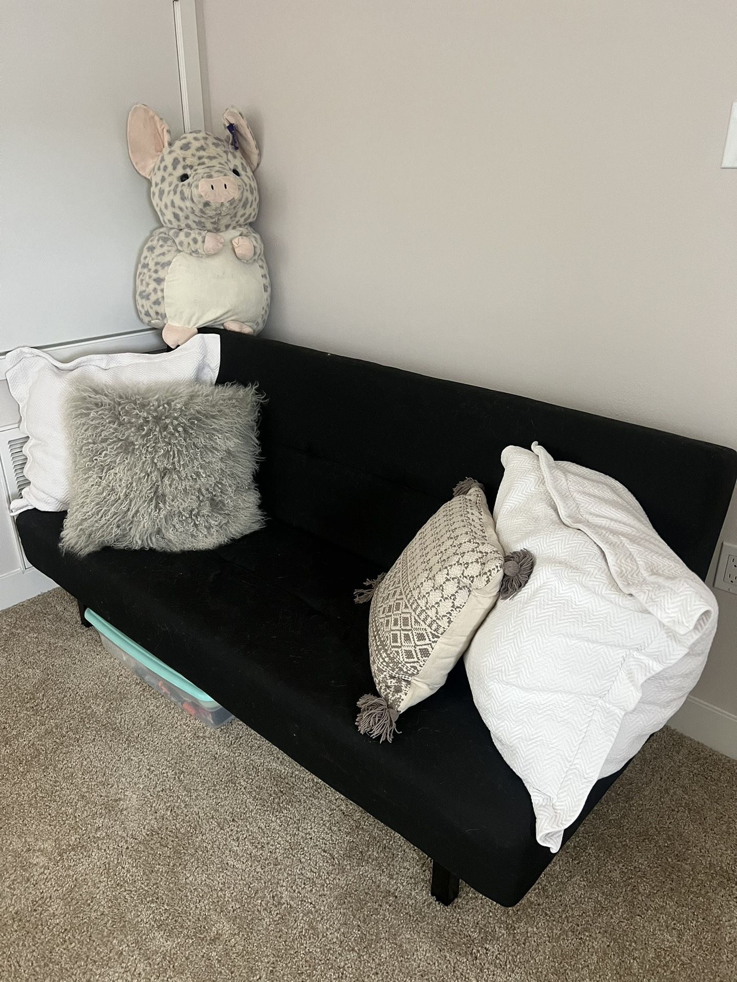 Black Futon Couch Bed 