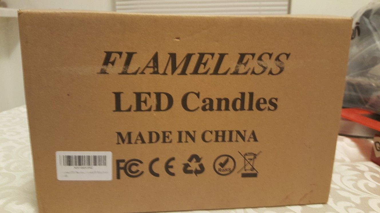 Flameless LED Romantic Candles.