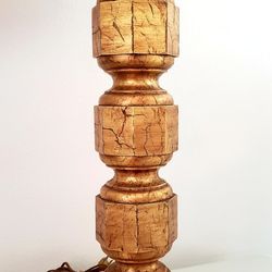 Monumental Vintage Gold Lamp