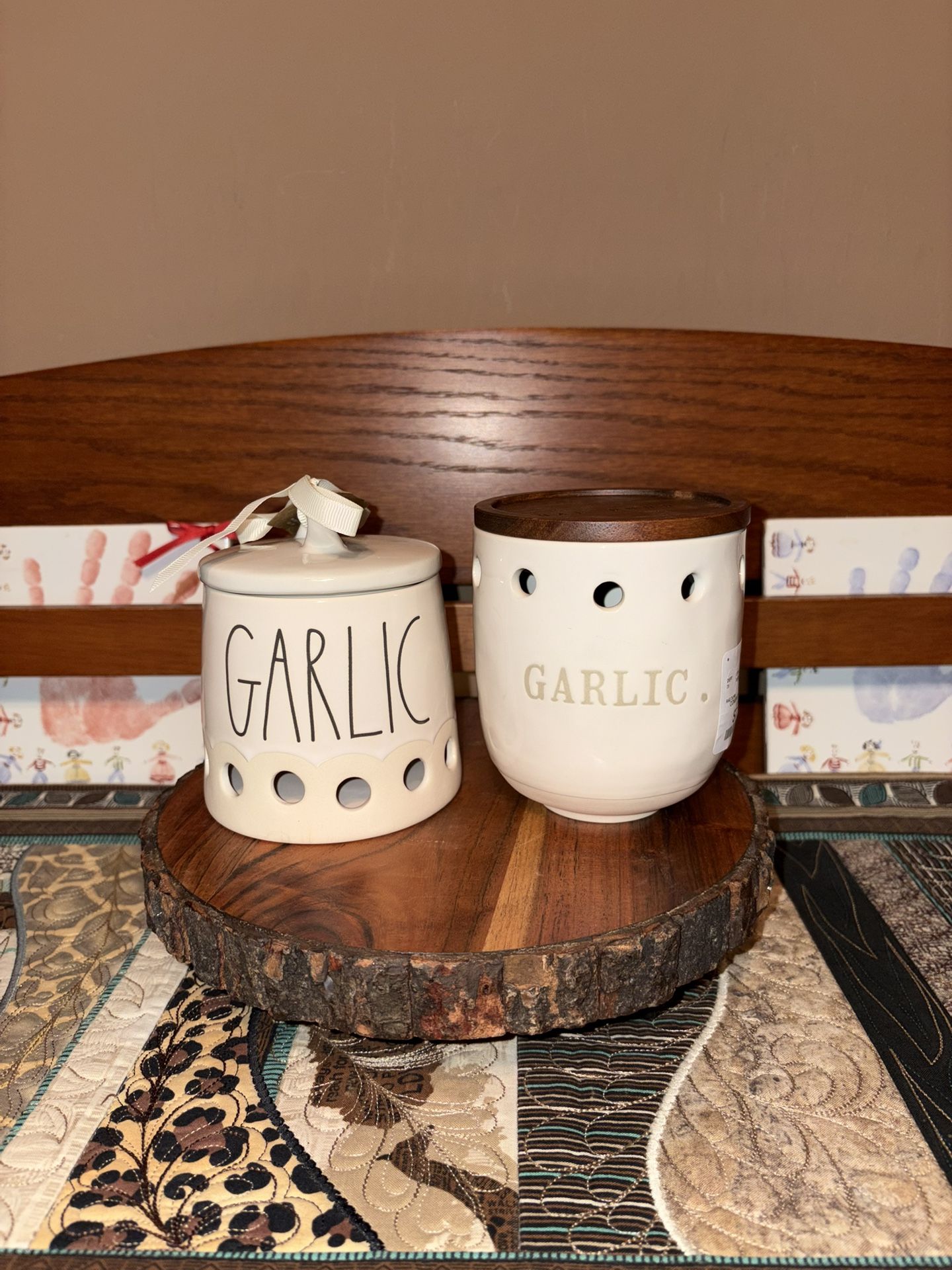 Rae Dunn Garlic Holder