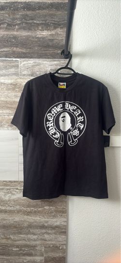 BAPE x Chrome Hearts Black Graphic T-Shirt