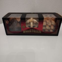 Wooden Puzzles The Original Fun Workshop Set of 3