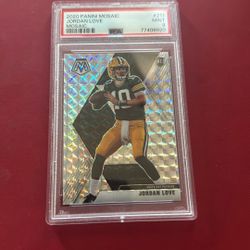 2020 PSA 9 Jordan Love  Mosaic 