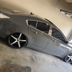 09 Acura Tl  Slammed On 22s For Trade