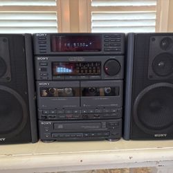 Vintage Sony MHC-1500 Stereo System