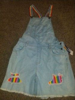 Overalls shorts