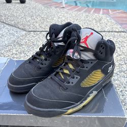 Air Jordan Retro 5 Black Metallic