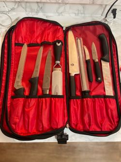 Professional Chef Knife Set with Travel Case